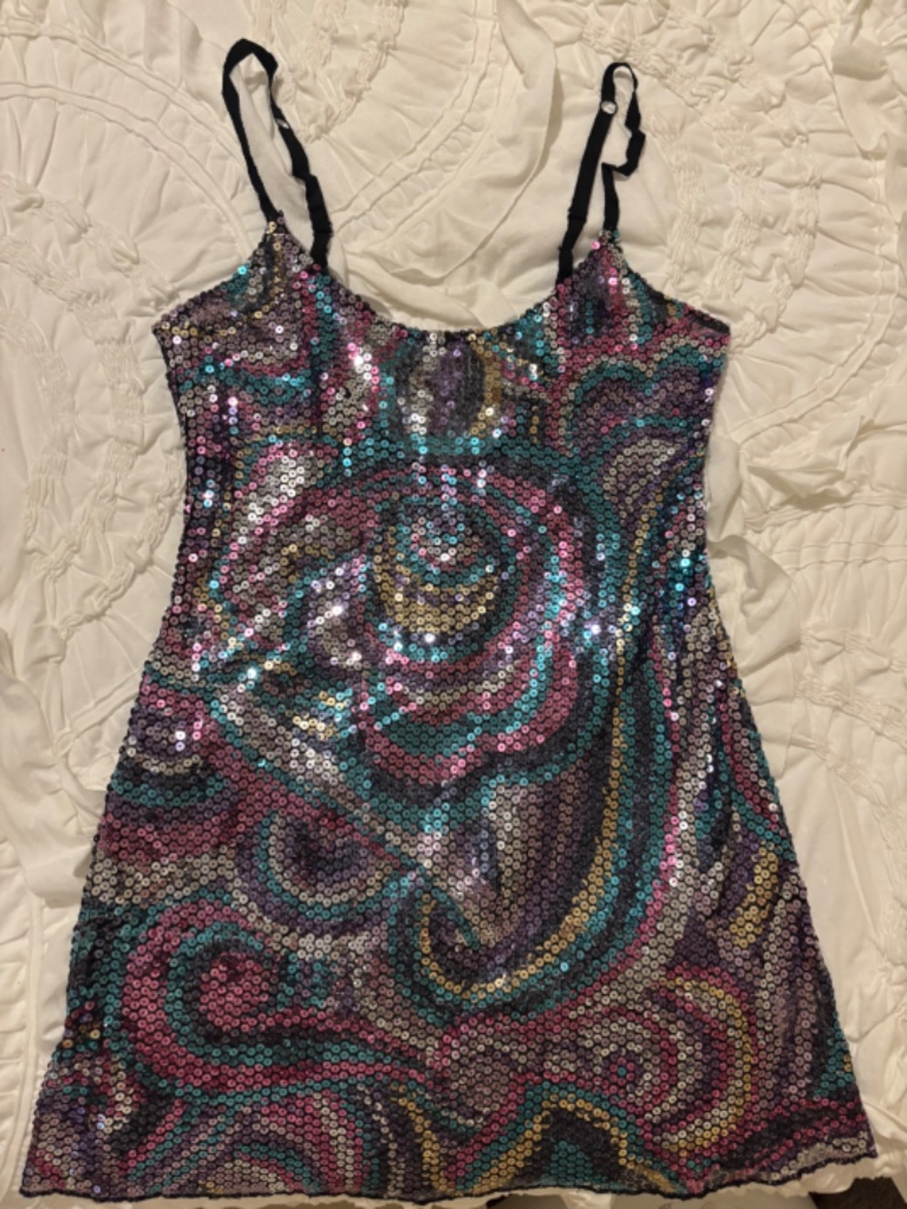 Free People Sequined Mini Dress